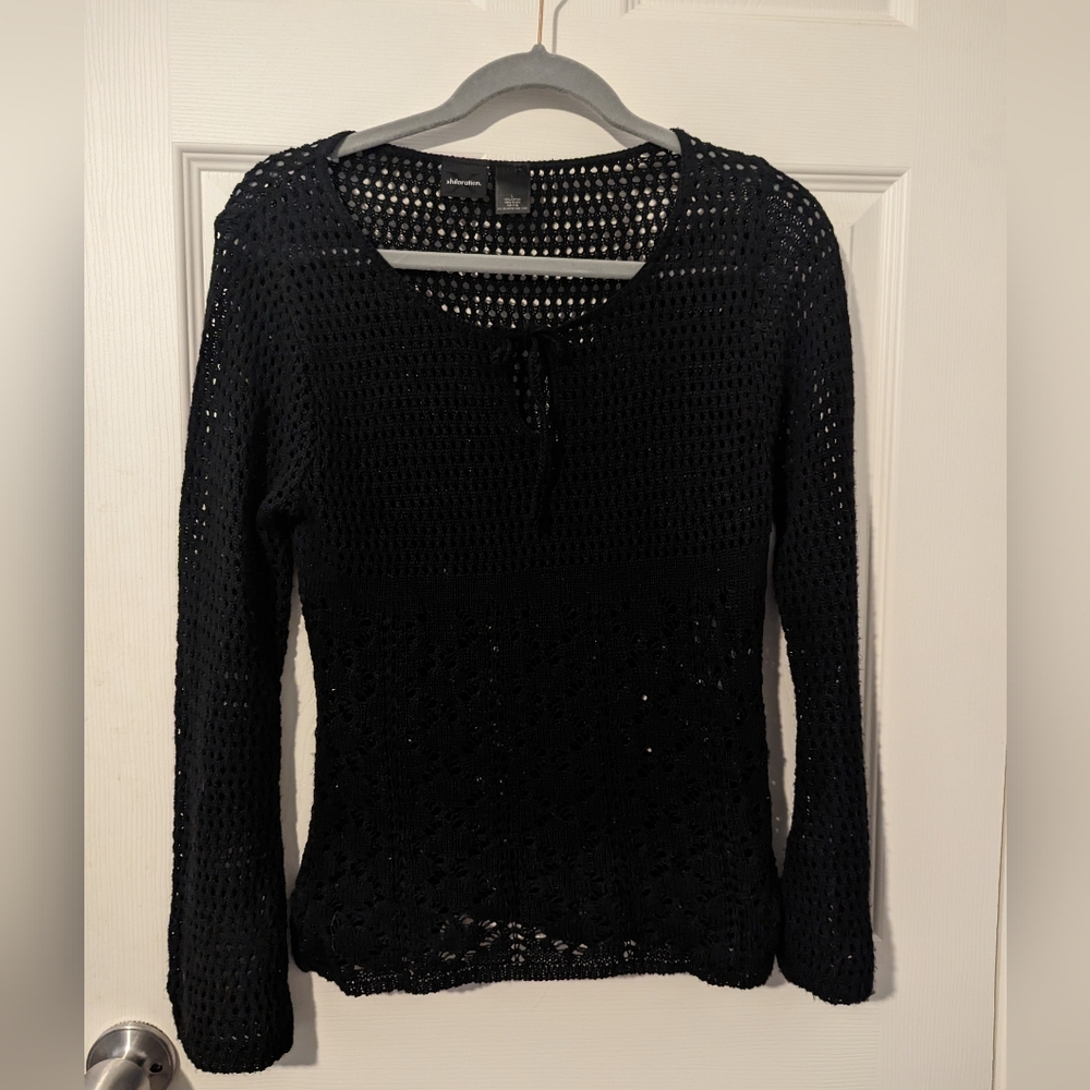 Women's Knit Sweater, Size L, long sleeve